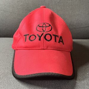 Toyota Embroidered Red Adjustable Hat Cap